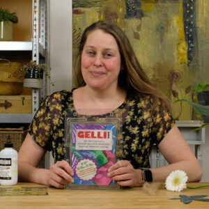 Printing and painting class Botanical Gelli Prints - Brave Art Academy