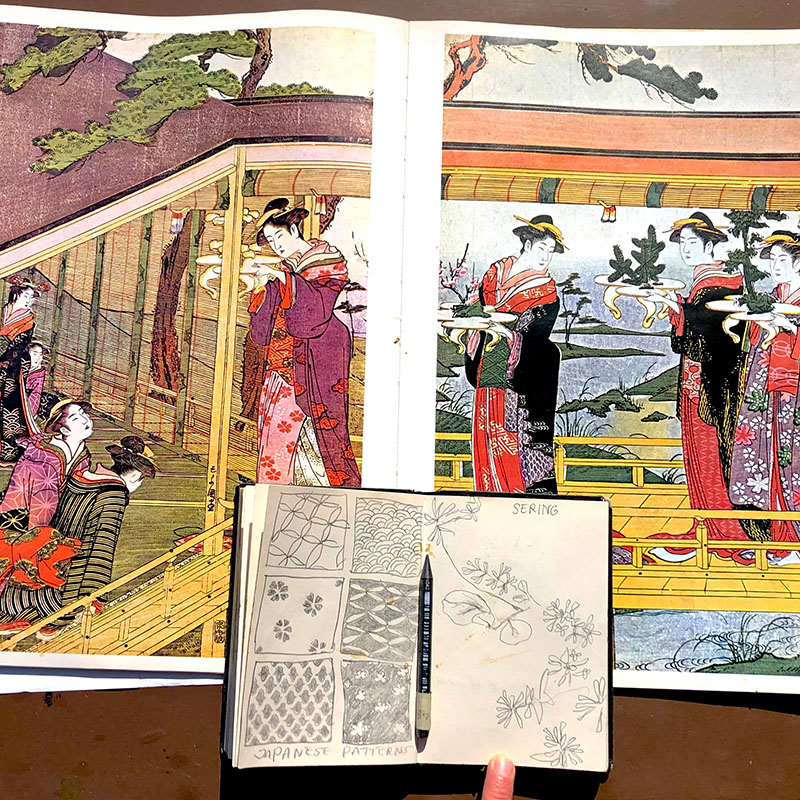 Japanese prints - The Joy of Drawing Patterns - Brave Art Academy