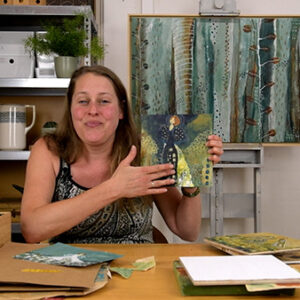 Mixed Media Angels Painting class Brave Art Academy