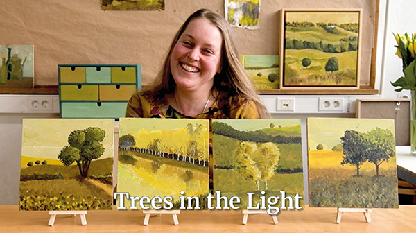 Painting class Trees in the Light - Brave Art Academy
